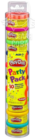 Набор пластилина Play-Doh Для праздника в тубусе (Hasbro) 22037Н