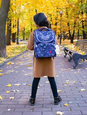 ранец SkyName 2081 с брелоком мишкой