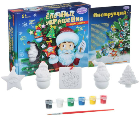 Ёлочные украшения своими руками