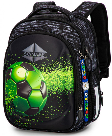 ранец SkyName 6037 с пеналом и мешком и с часами