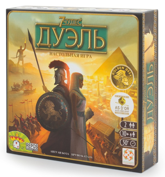 Настольная игра 7 Чудес: Дуэль