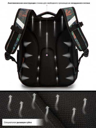 ранец SkyName 5030 Dinosaur с часами