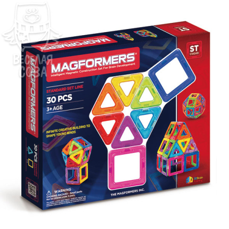 Magformers Rainbow 30 Набор радуга 63076/701005