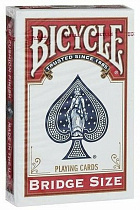 Игральные карты Bicycle 54 (Bridge size) (Original USA), красная рубашка