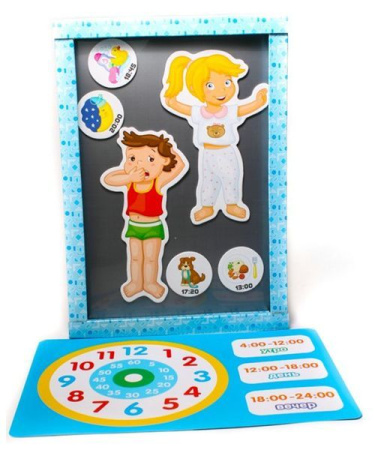 Магнитные истории "Учим время!"