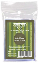 Протекторы Card-Pro Perfect Fit 40 мкн (64x89 мм, 100 шт.)